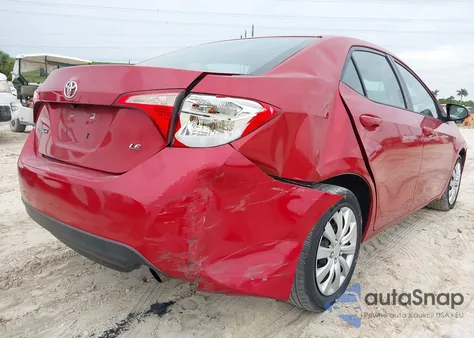 2017 Toyota Corolla Le из США, поврежденный, VIN 5YFBURHEXHP570039